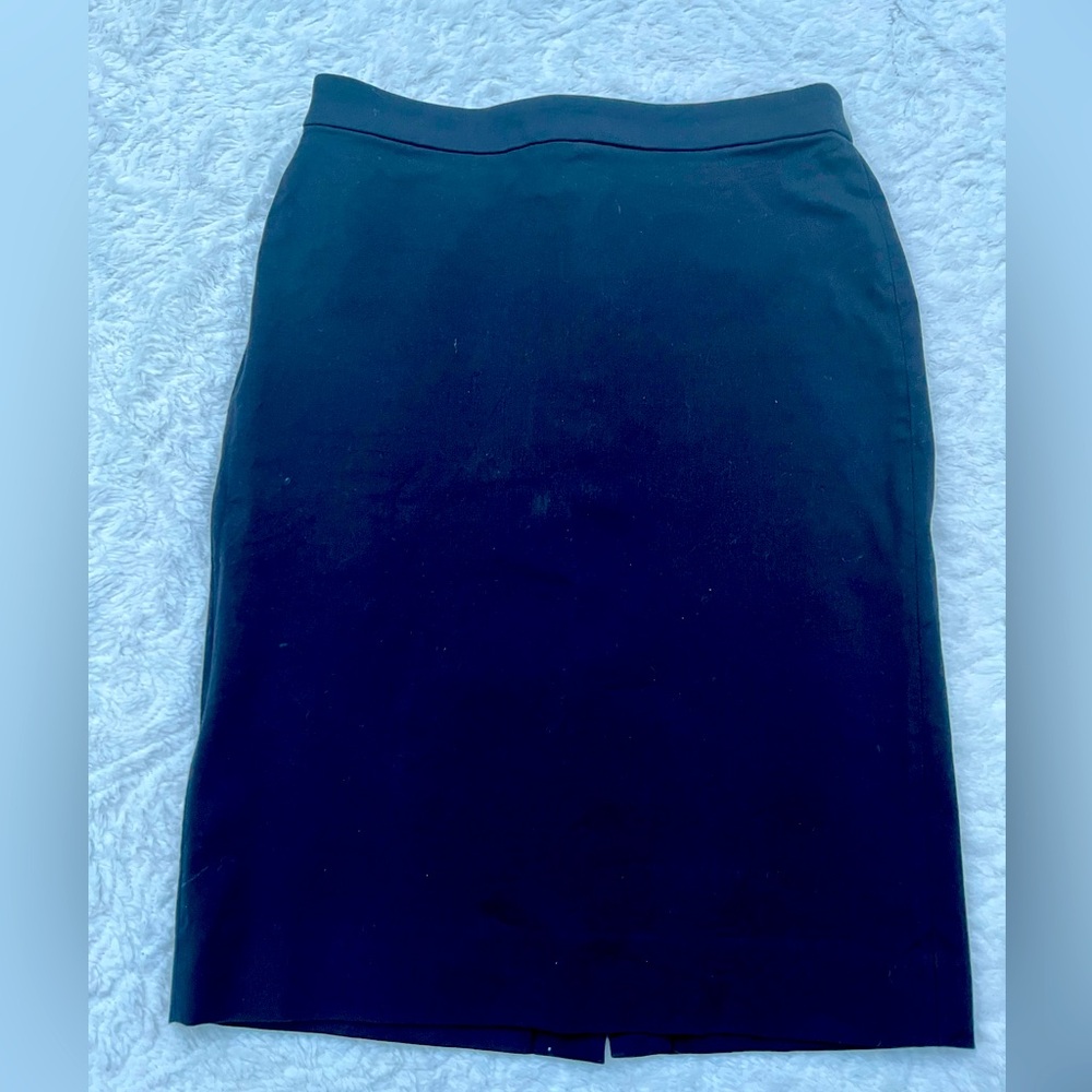 J Crew Pencil black skirt size 8T